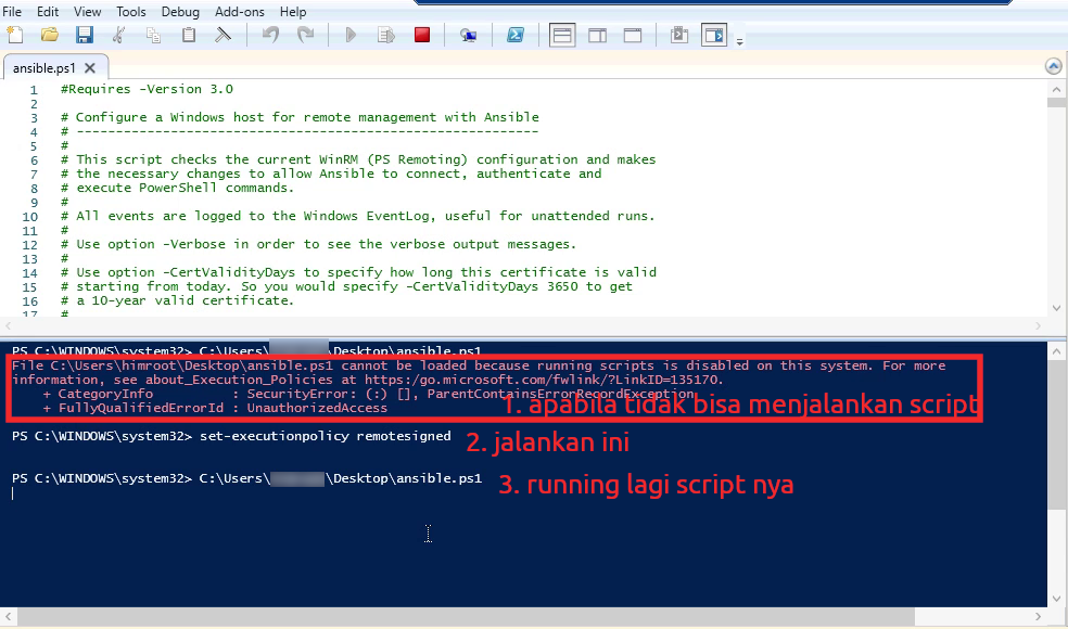 Tahapan Agar Ansible Bisa Administrasi Windows. Ribet ya…