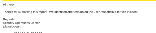 Terminated Akunnya!