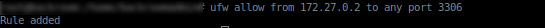 Allow IP in UFW