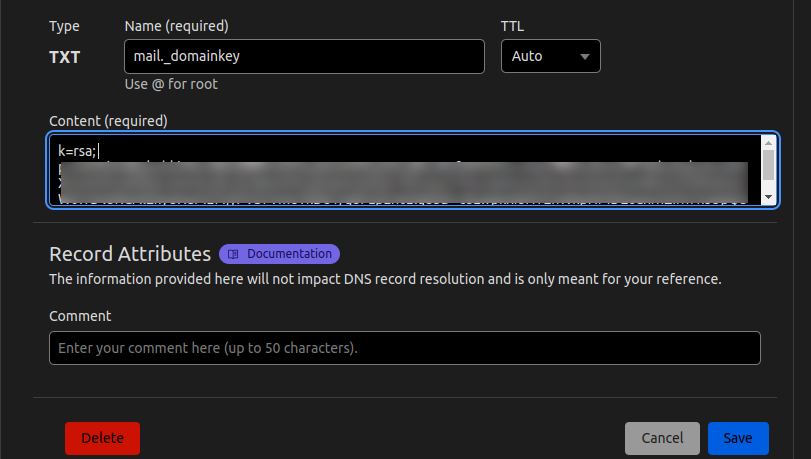 DKIM Record