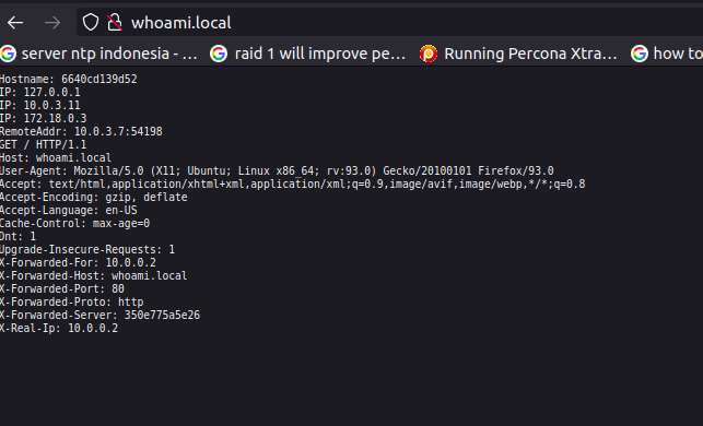 Whoami Docker Swarm