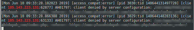 Cek di Error Log