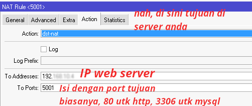 Settingan NAT Lagi
