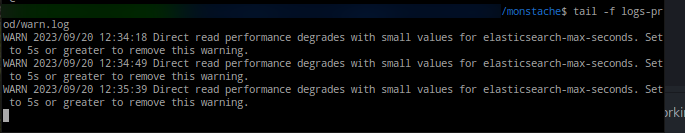 Warning Log
