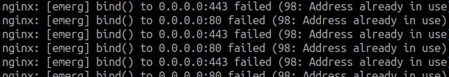 Error At service nginx status. Not Really Helpfull