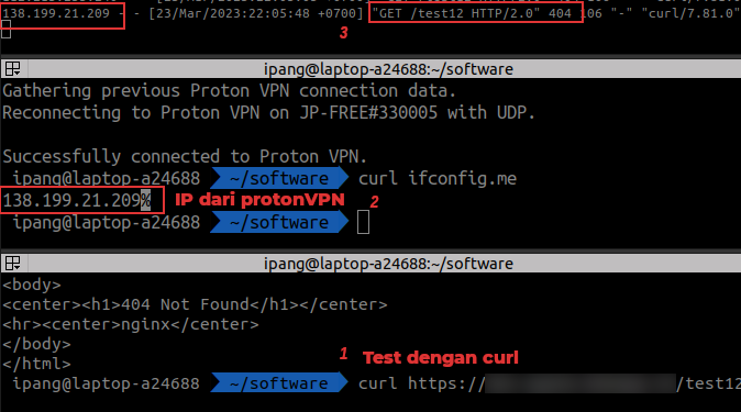Sudah Dapat Real IP, Biasanya IP 172.x.x.x