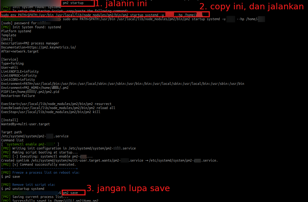 Solusi pm2 Not Sync