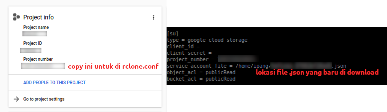 Isi rclone.conf