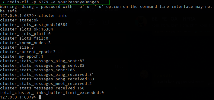 Check Redis Cluster