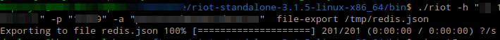 Export Keys to JSON